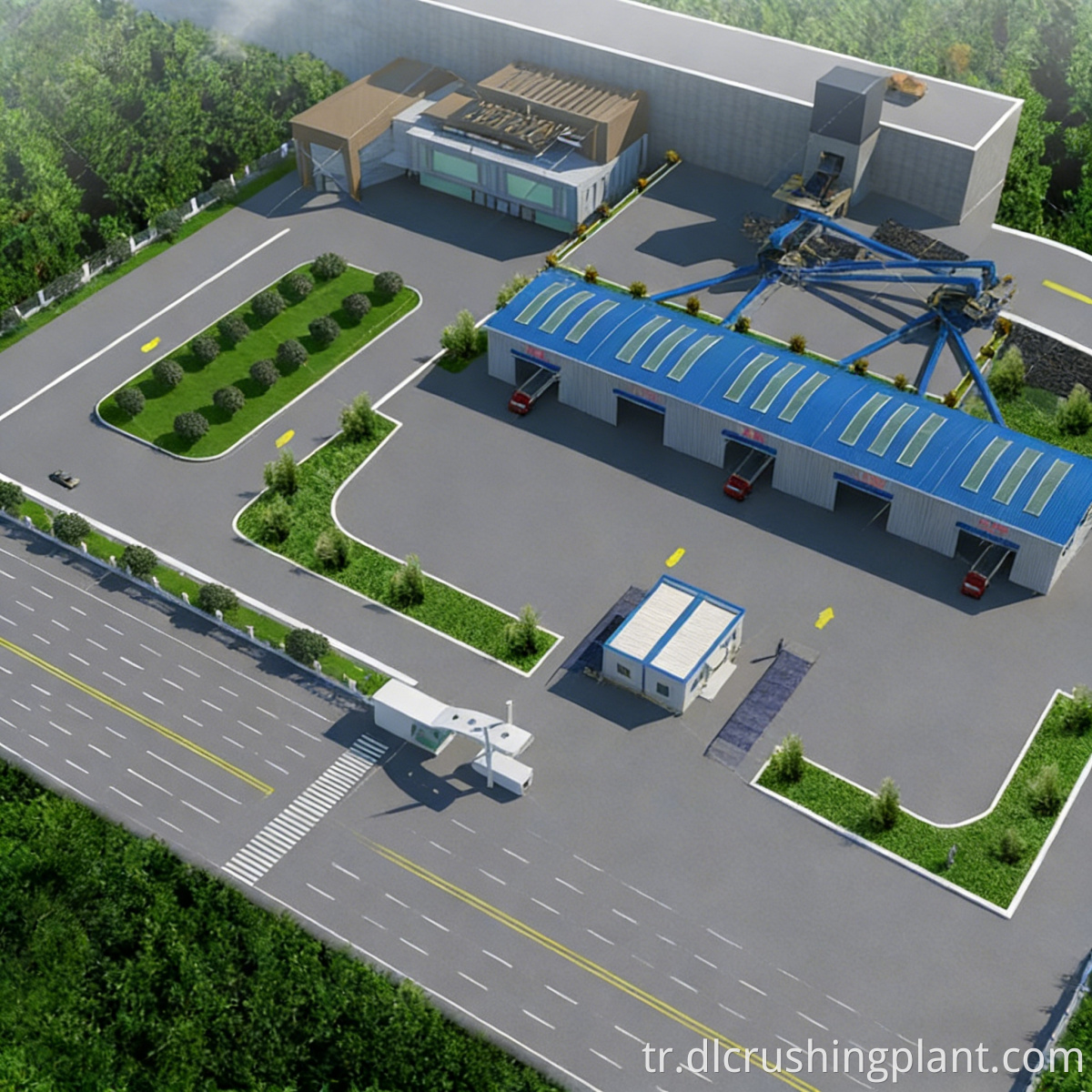 Quick-Assemble Stone Production Line